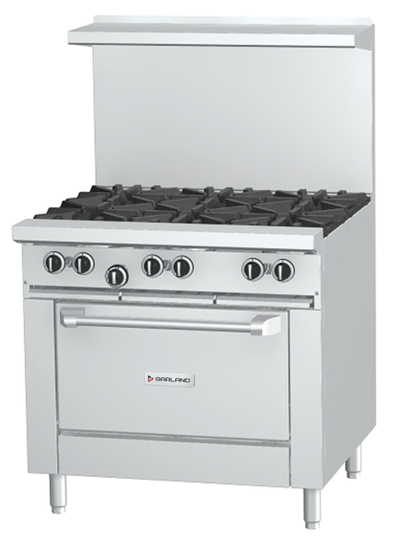 Garland US Range U36-6R - 36" 6 Burner Gas Range