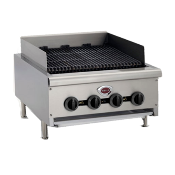 Wells HDCB-2430G Charbroiler, Gas, Countertop
