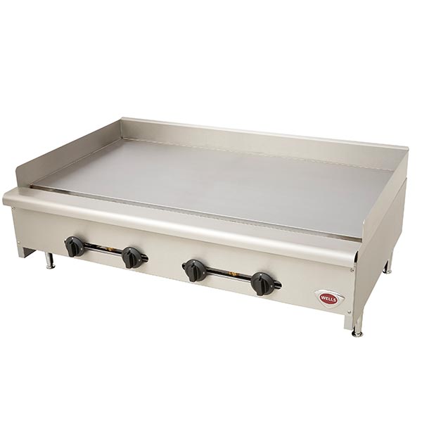Wells HDG-4830G Griddle, Gas, Countertop